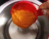 A picture of step 3 of Mango Lava Muffin.