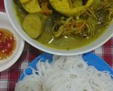 Hình bước làm 6 của món Cá lóc um chuối xanh