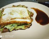 A picture of step 3 of Bread omlette.