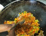 A picture of step 6 of Bread Pulao.