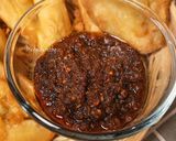 Foto langkah ke 8 dari resep Pisang goreng + sambal roa = yummy.