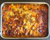 Foto del passaggio 15 della ricetta Lasagna di zucca delica funghi champignon spinaci e salsiccia
