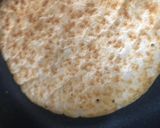 A picture of step 5 of Sinasir or Rice pancakes.