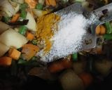 A picture of step 7 of Veg Biryani.