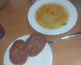 Foto del paso 4 de la receta: Menú: Sopa con zanahoria y puerro y hamburguesa de ternera