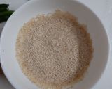 A picture of step 1 of Jhinge Aloo Posto (Turai / Ridge Gourd with Poppy seed).