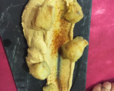 Foto del paso 4 de la receta: Cazón en adobo con lecho de hummus 