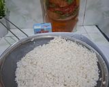 Foto langkah ke 2 dari resep Bacang ketan isi ayam gurih daun pisang (tanpa rebus lama)🍙.