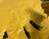 A picture of step 5 of Baisan ki burfi.