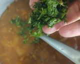 A picture of step 5 of Lucknowi kali masoor dal.