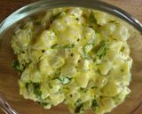 A picture of step 4 of Lauki ka raita.