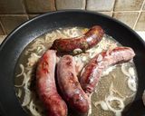 Une image de l'étape 2 de Diots au vin blanc.
