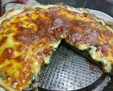 Foto del paso 6 de la receta: Tarta de espinaca, acelga, queso y panceta