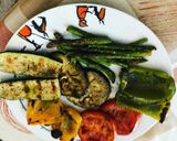 Foto del paso 1 de la receta Tortilla francesa con timbal de panache de verduras