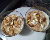 A picture of step 2 of Oats and rice pudding with chocolate sauce.