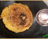 A picture of step 4 of Rice Chilla.