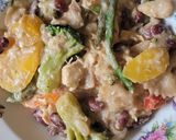 A picture of step 7 of Chicken Pot "pie".
