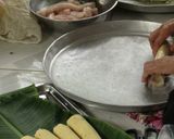 A picture of step 5 of Bánh Tét with Mung Bean Filling.