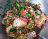 Foto del paso 4 de la receta: Pollo asado en bolsa al horno en reducción de sus propios juegos