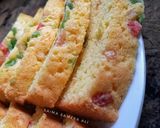A picture of step 8 of Tutti fruitti cake baked in pateela.