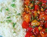 A picture of step 12 of Spicy Tofu Chana Chilli.
