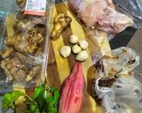 Gambar langkah 1 resipi Asam Pedas Ayam dengan Cekur.