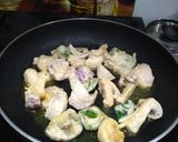A picture of step 7 of Chilli Mushroom.