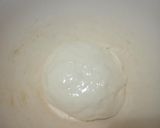 A picture of step 2 of Phulko Luchi/ Luchi in Bengali style.