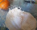 A picture of step 1 of Orange Cream Cake.