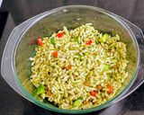 A picture of step 5 of Green Crunch Chana Puff Salad — Quick, Tangy & Super Crunchy !.