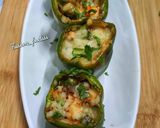 A picture of step 6 of Vegan stuffed bell peppers.