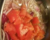 A picture of step 5 of Chicken spinach Curry 🍗🌿🍜.