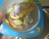 Gambar langkah 1 resipi Singgang Sotong Simple.