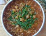 Une image de l'étape 6 de 🌱 Soupe coriandre tomate vermicelle.
