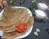 A picture of step 4 of Palak aloo part 2 Palak ke parathy.