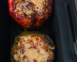 Moussaka ihlette töltött kaliforniai paprika keto, GM recept fázis 4 fotója