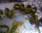 तोरी के छिलके के छल्ले (Tori ke chilke ke chhalle recipe in Hindi) रेसिपी चरण 3 फोटो