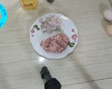 Hình bước làm 1 của món Làm thịt xay giả Pate trứng