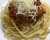 Bolognai spagetti recept fázis 6 fotója