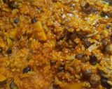 A picture of step 4 of One Pot Pork Picadillo with Rice.