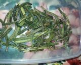 Foto del paso 1 de la receta: Solomillo de cerdo con "ajetes" rabos de ajo