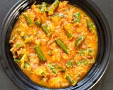 A picture of step 5 of Beans curry.