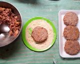 Foto del paso 4 de la receta: Hamburguesas de carne molida y soja texturizada (para freezar)