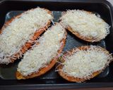 Csirkemellel töltött édesburgonya recept fázis 4 fotója