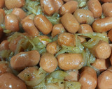 Foto del paso 4 de la receta: Salchichas con cebolla