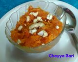 A picture of step 5 of Gajar ka halwa.