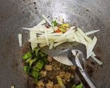 Foto langkah ke 4 dari resep Tumis Tempe Labu Siam Kecipir.