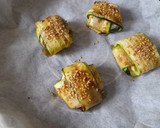 Foto del paso 5 de la receta: Bocaditos de calabacín con salsa pesto