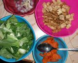 Foto langkah ke 4 dari resep Oseng sawi hijau udang.