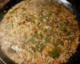 Foto del paso 24 de la receta Arroz con lentejas amarillas, malvas y alcachofas